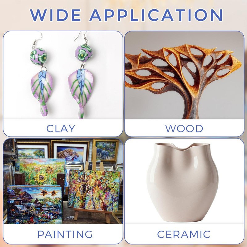 WECLAYER Polymer Clay Glaze – 20ml x 2 Bottle Set