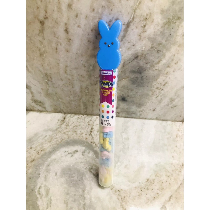 Peeps Frankfort Peeps Marshmallow Easter Candy Tube:1.48oz. blue See Below