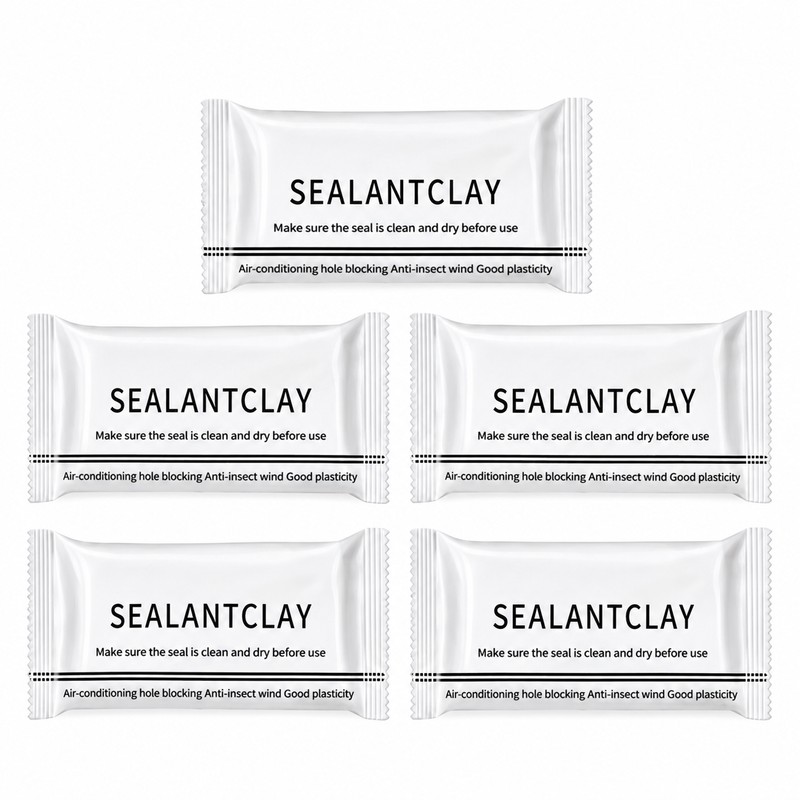 White Sealant Putty for Wall Holes and Pipe Gaps –