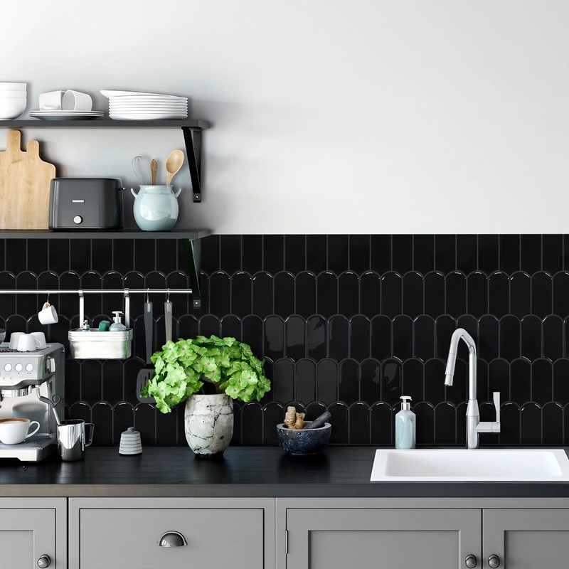 Vamos Tile Upgraded Thicker Design Peel and Stick Backsplash Tile,