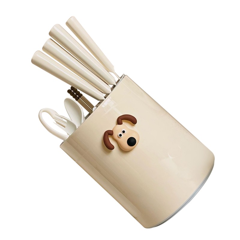 Multifunctional Chopsticks Cage Storage Tube Plastic Chopsticks Cage Rotary Knife