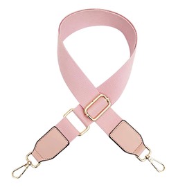 Bag Strap, Adjustable Shoulder Strap for Bags, Bags, Shoulder Straps, 3.8 cm Wide Shoulder Strap, Women's Shoulder Strap for Shoulder Bag, Carry Bag and Handbags, Length Adjustable Carry Strap, pink