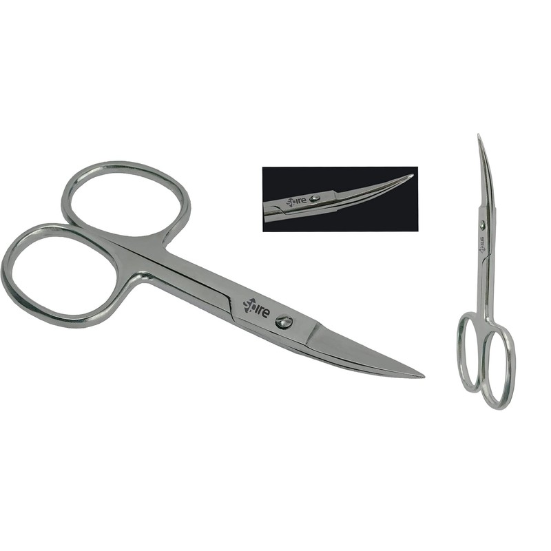 Nail Scissors Curved Sharp Heavy Duty Stainless Steel Manicure Scissors
