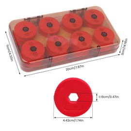 Ieron 32 pcs Fishing Foam Spools Fly Fishing Gear Fishing Rig Winders Storage Box
