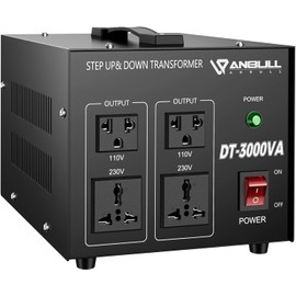 ANBULL DT-3000W Voltage Transformer Converter, 110V to 220V, 220V to 110V Step Up/Down Power Converter, Heavy Duty Voltage Converter 50-60Hz