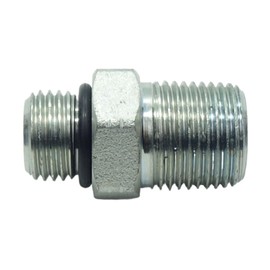 CDQBWKJGFJ 1 Piece 3/8" Male ORB O-Ring Boss x 3/8" Male Pipe Adapter Steel Hydraulic Fitting