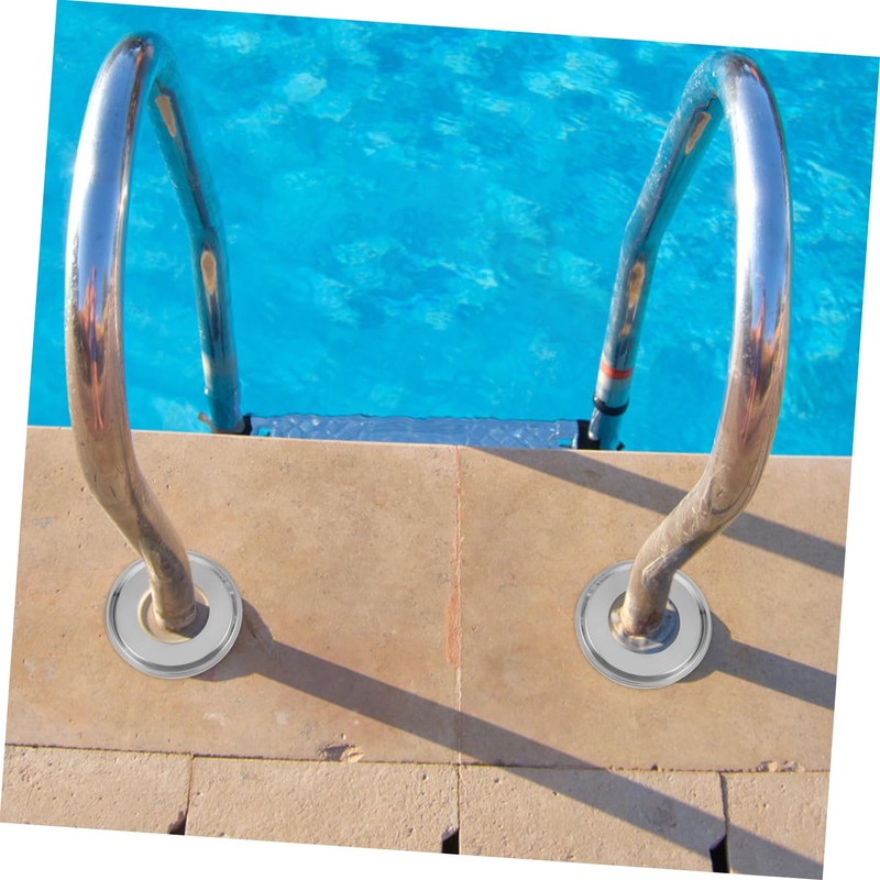 TEHAUX 4Pcs Heavy Duty Stainless Steel Pool Handrail Cover for