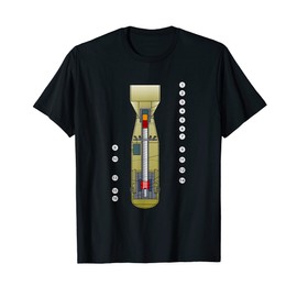 Little Boy - Nuke Bomb Diagram - Nuclear Warhead Missile T-Shirt
