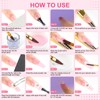Acrylic Nail Kit with Drill and Light for Beginners Long
