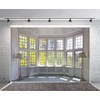 CSFOTO Polyester 8x6ft Big Bright Window Backdrop Zoom Room Background