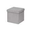 B FSOBEIIALEO Small Storage Ottoman Cube Sherpa Ottomans Foot Rest,