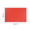 sourcing map Corrugated Plastic Sheets,3mm Red Blank Yard Lawn Signs,8