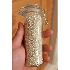 Metalor 10 GRAMS OF .9999 FINE SILVER SHOT! PURE in Glass Vial! bullion rounds coins bar