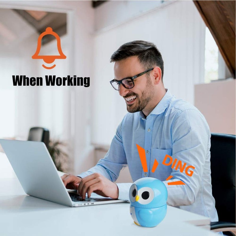 Duokon Kitchen Timer, Cute Owl in the Shape of a