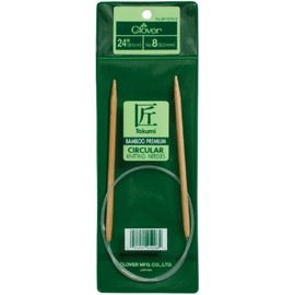 Clover Takumi Bamboo Circular 24-Inch Knitting Needles, Size 11 (3016/24-11)