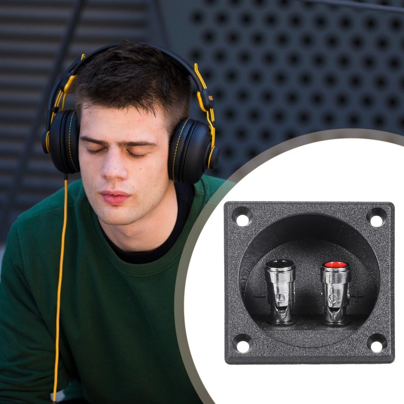 2 PCS Speaker Box Terminal Cup, 2.24" Subwoofer Box Terminal