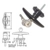 Truck Cap Locking T-Handle - Counter Clockwise