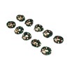 10Pcs Christmas Wreaths Miniature Scene Models Dollhouse Accessories for Above