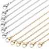 SUNNYCLUE 20 Pack 20 Inch/ 0.5m 2mm Stainless Steel Necklace
