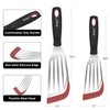 Beijiyi Fish Spatula Turner Set of 2, Heat Resistant Silicone