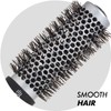 Sam Villa Signature Nylon & Boar Bristle Hair Brush Thermal