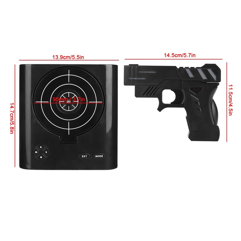 USB Innovative Digital Electronic Clock Shooting Alarm Clock for Home