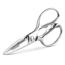 BALUCA Heavy Duty Kitchen Scissors, Kitchen Shears for Meat, Chicken, Fish, Poultry, Herb and Bread - Stainless Steel Detachable All Purpose Cooking Shears, Dishwasher Safe