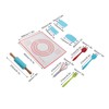 19PCS Kids Baking Set Silicone Nonstick Safe Spatula Brush Whisk