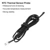 uxcell 3 Pcs 10K NTC Thermal Sensor Probe,Epoxy Sensitive Temperature