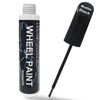 SYOAUTO Matte Black Rim Touch Up Paint, Car Wheel Scratch