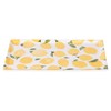 Set 4 Piatto rettangolare in porcellana 31,6x16,8 cm, limoni, Fruit