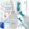 Intim-Einlauf-Set 310 ml + tragbares Bidet, Multi-Halterung, ideal für die
