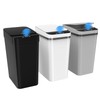 3 Pack Automatic Small Bathroom Trash Can with Lid -