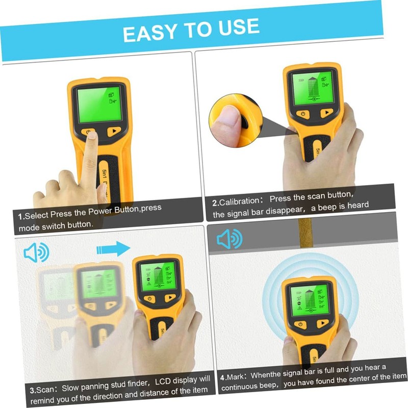 Stud Finder High Sensitivity 5 in 1 Stud Detector with