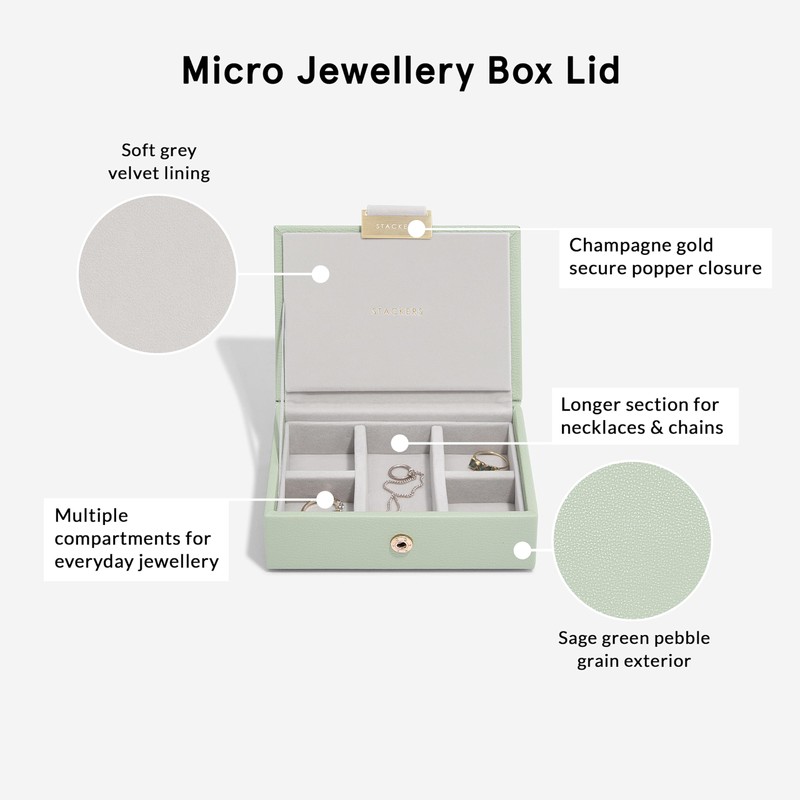 Stackers Sage Green Micro Set of 2