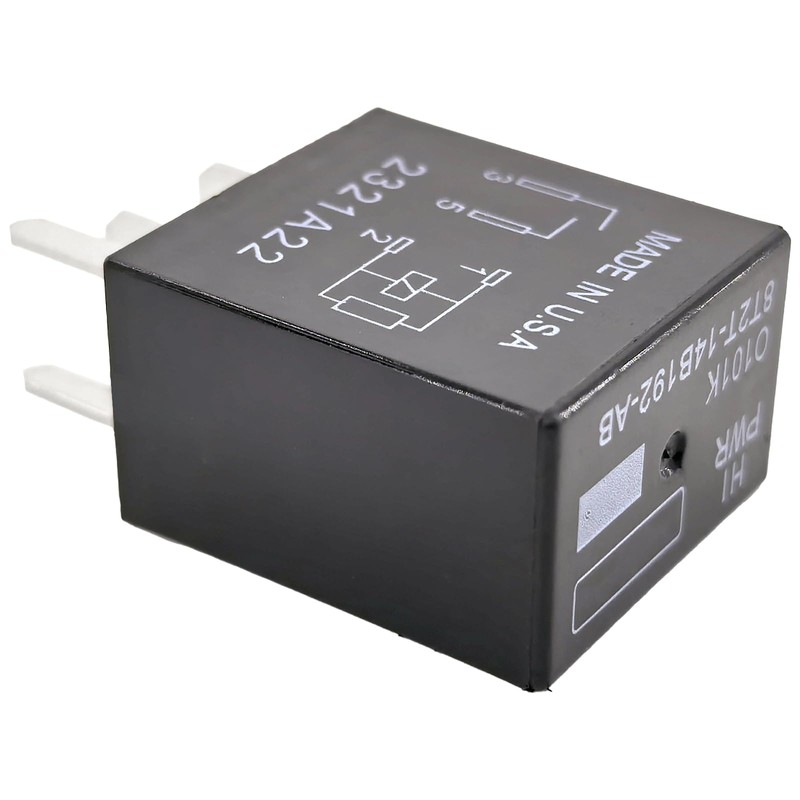 3-Pack 8T2T-14B192-AB Relay - 40A 12VDC 4-Pin SPST Automotive Relay