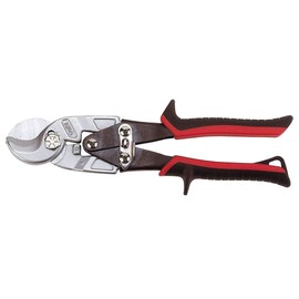 Teng Tools Heavy Duty Copper & Aluminum Electric Cable Cutter/Wire Rope Shears - 496, Silver