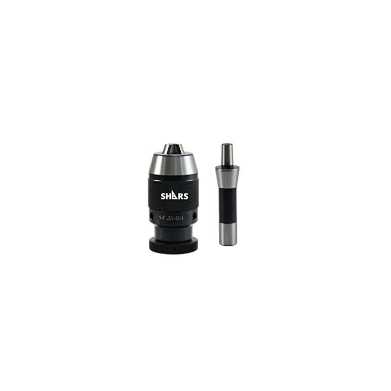 Shars 1/32-1/2" Heavy Duty Keyless Drill Chuck & R8 JT6