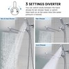 G-Promise All Metal 12" Dual Shower Head Combo | Rain