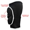 Pair of Elastic Cotton Volleyball Padded Knee Pads EVA Sports