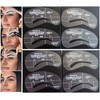 8 different eyebrow stencils for eyebrow shapes and eyebrows thickening,