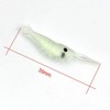 100Pcs/pack Soft Small Green Luminous Noctilucent Fishing Simulation Prawn Shrimp