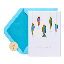 Papyrus Birthday Card for Fisherman (Catch the Best Birthday)