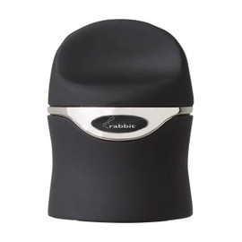 Rabbit Champagne and Wine Sealer, Airtight Wine and Champagne Stopper, Keeps Bubbles Fresh Longer, Easy to Use, Velvet Black, Essential Bar Tool