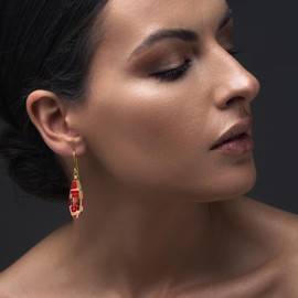 Amber earrings, gift amber jewellery, long earrings, Bohemian earrings, boho earrings, unusual earrings, statement earrings, boho jewellery