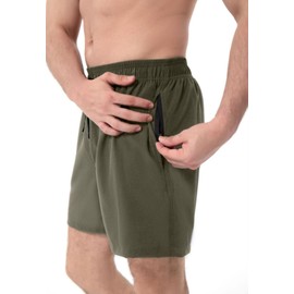 LECOONMX Traje de Baño Hombre 2 in 1 (2023 Nuevo Modelo) Bañador Trunks Shorts Derportivo para Playa Natación Piscina Correr Secado Rápido con Licra de Bóxer