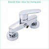 GROOMER ESSENTIALS Lever Faucet for Grooming Tubs with 6" Center