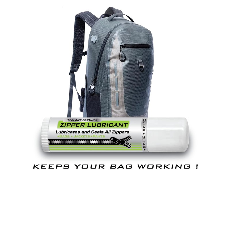 LOCKSTIX Zipper Lubricant – 100% Organic, Water-Resistant, Odorless Formula for