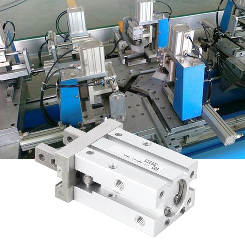 MHZ2 Steel Pneumatic Finger Cylinder Double Acting Air Gripper High