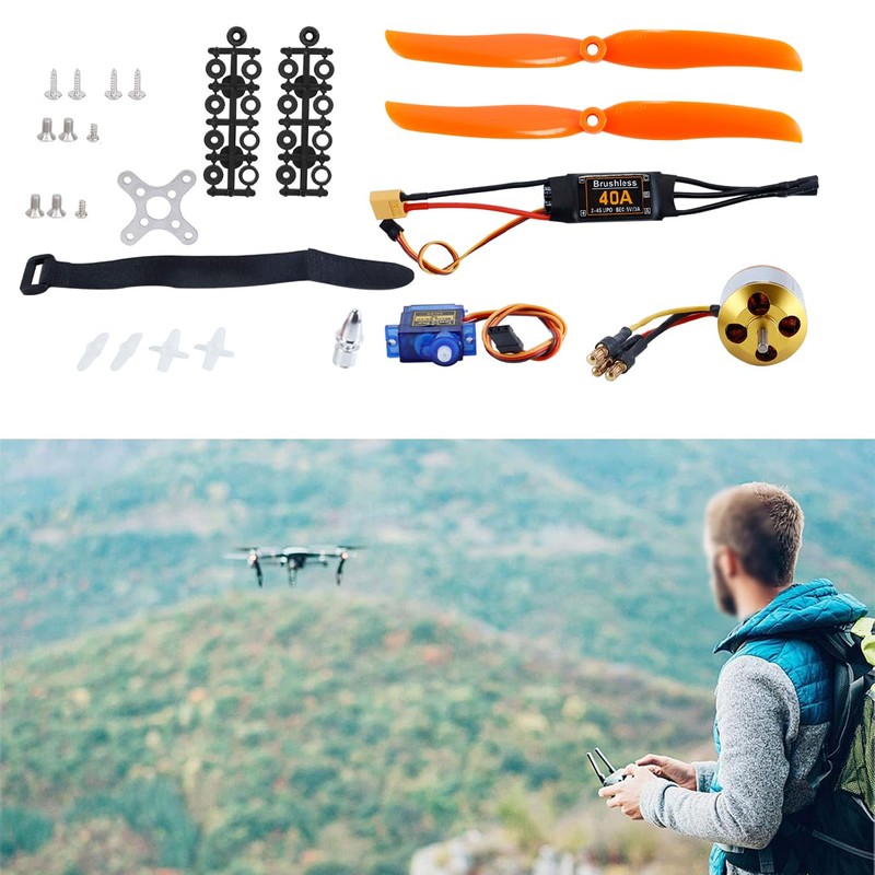 Durlo RC Plane/Helicopter Motor Kit – 2212 KV2200 Brushless Motor